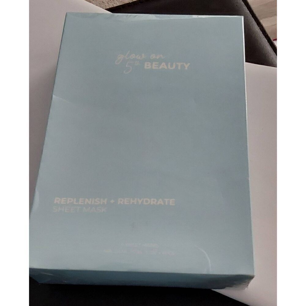 BNIB & Sealed~Glow on 5th Beauty Replenish & Rehydrate Sheet Mask Set